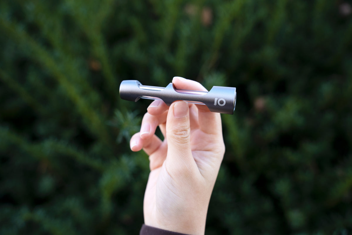 ONGROK Aluminum and Glass Chillum Pipe