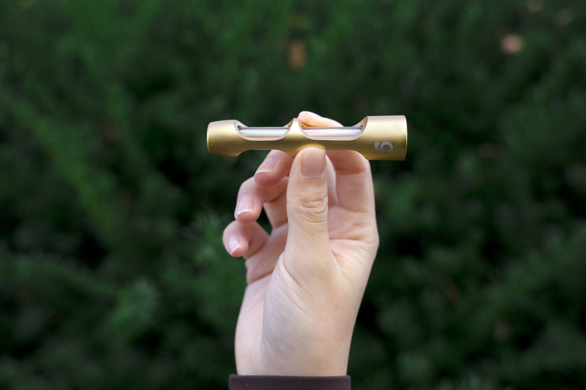 ONGROK Aluminum and Glass Chillum Pipe