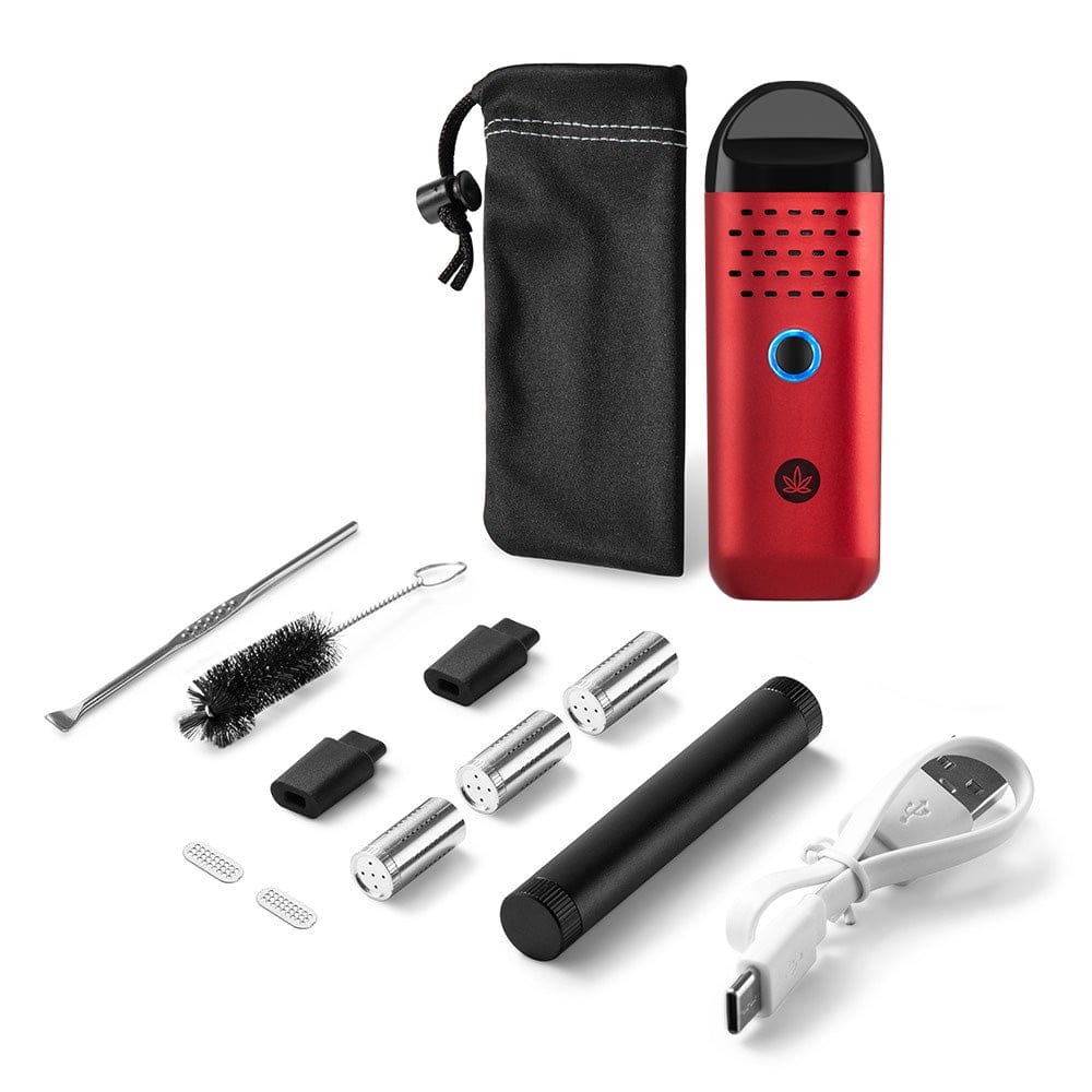 Cipher Herby Dry Herb Vaporizer | Carmine Red
