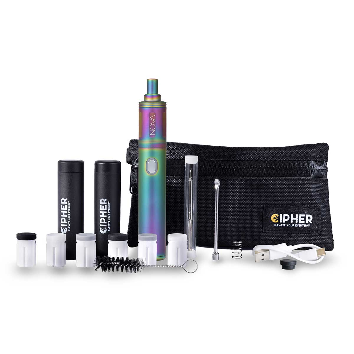 vape devices that look like pipes Cipher NOVA | Iridescent