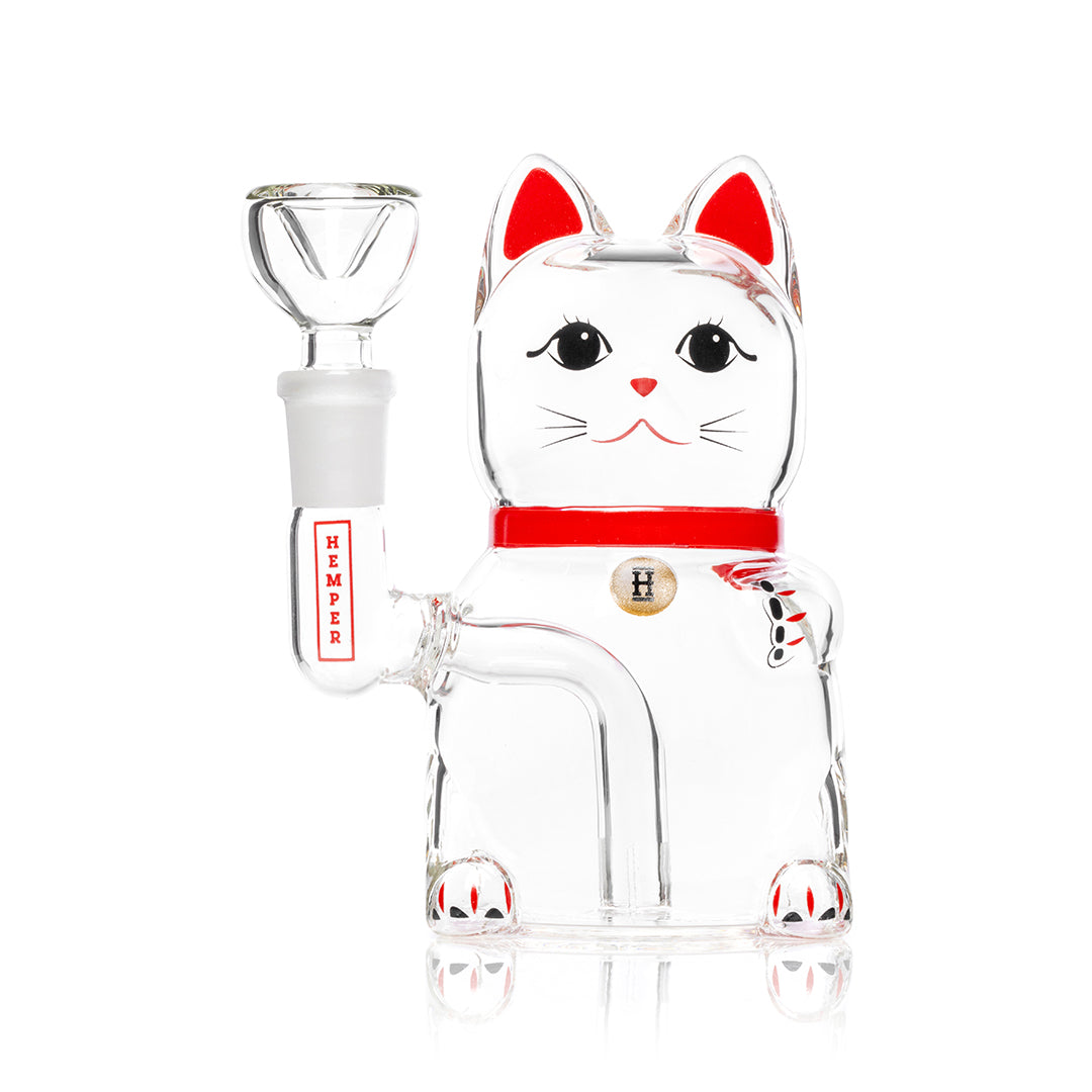 Hemper Lucky Cat Glass Bong