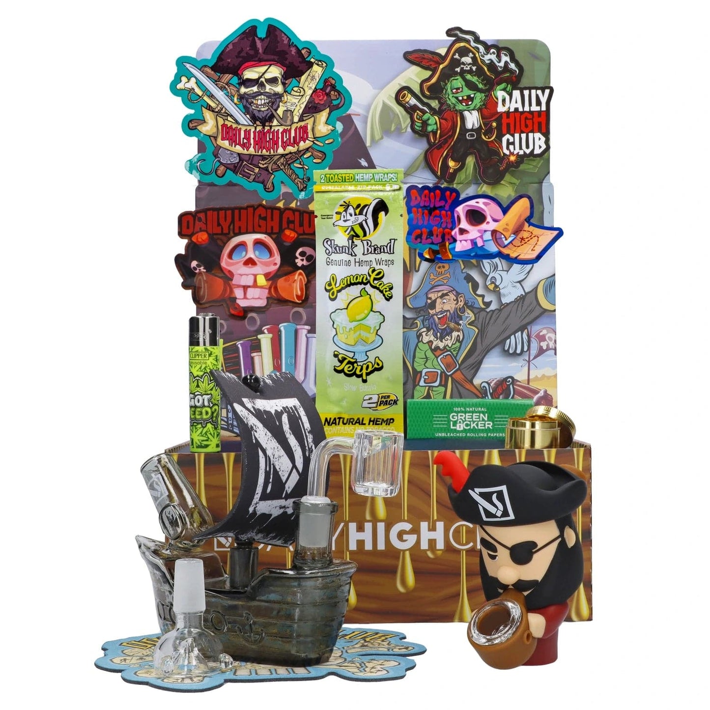 Daily High Club bundle set "High Seas" Smoking Subscription Box