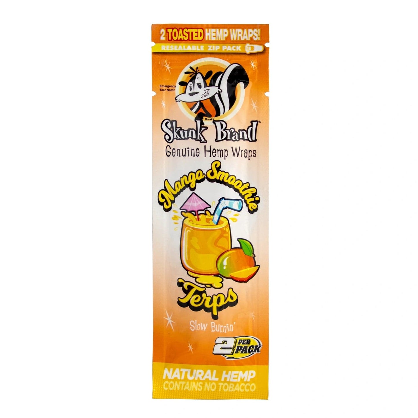 Skunk Brand Mango Smoothie Hemp Wraps