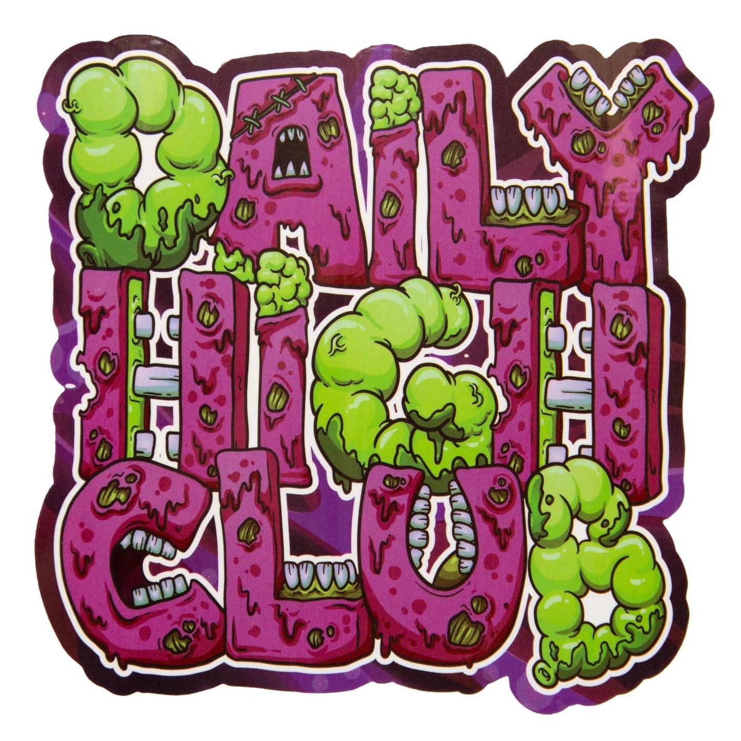 Daily High Club zombie guts sticker