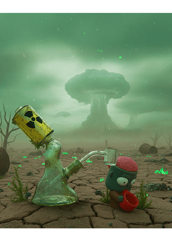"Radioactive Wasteland" Smoking Box