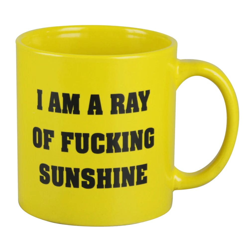 Daily High Club Home & Garden Ray of Sunshine High As Fuck Giant Mug - 22oz