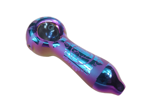 Cloud 8 Smoke Accessory Hand Pipe 4'' Artistic Painted Glass Hand Pipe