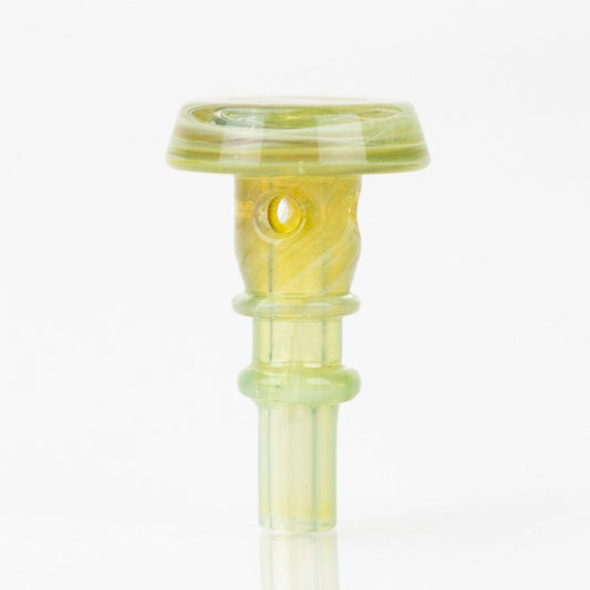 Empire Glassworks Puffco Peak Accessories Empire Glasswork's PuffCo Peak Pro 3D XL Chamber Glass Joystick Cap - Algae