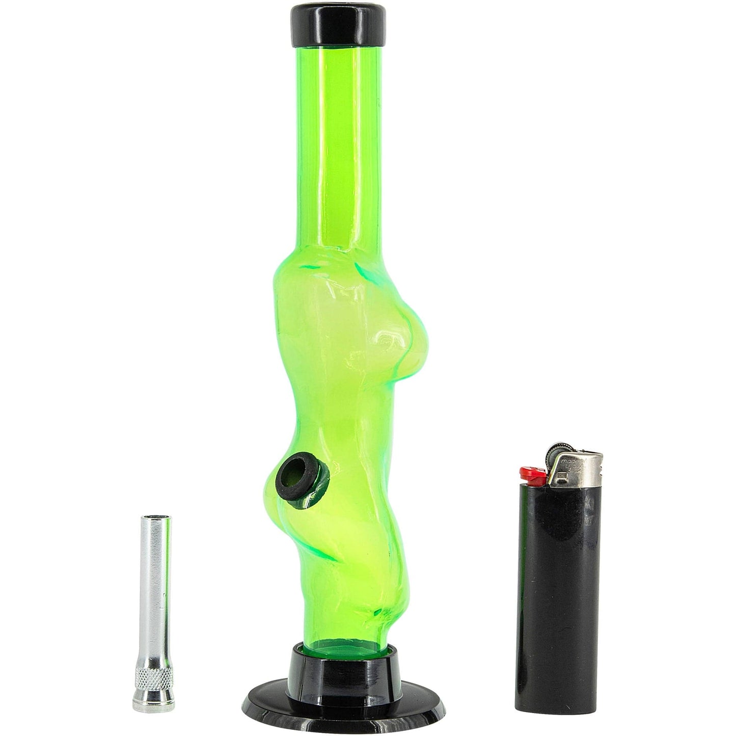 JM Enterprises Bong 8" Acrylic Lady Contour Bong