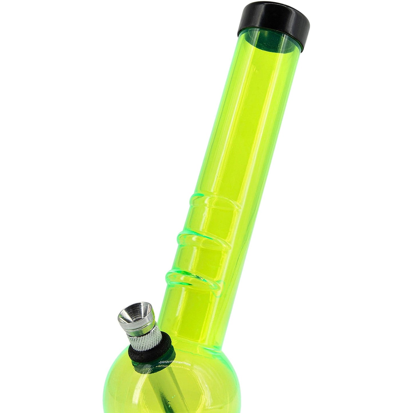 JM Enterprises Bongs 8" Acrylic Angled Neck Bubble Bong