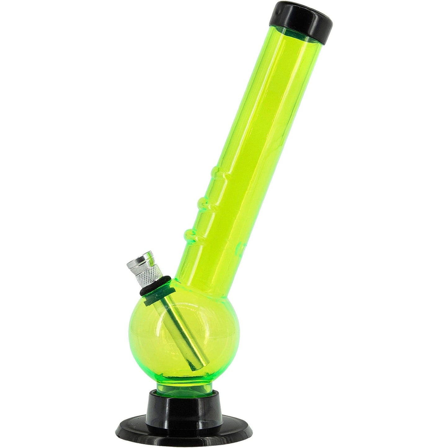 JM Enterprises Bongs 8" Acrylic Angled Neck Bubble Bong