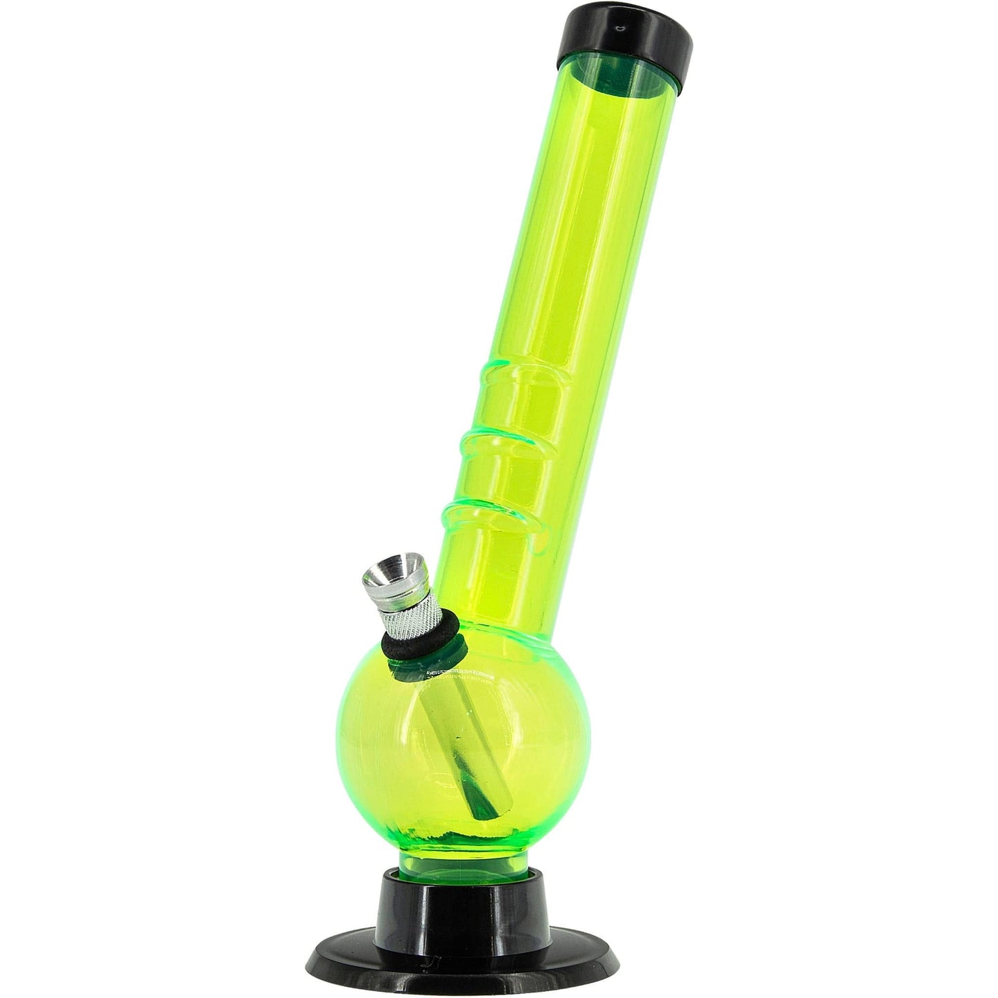 JM Enterprises Bongs 8" Acrylic Angled Neck Bubble Bong