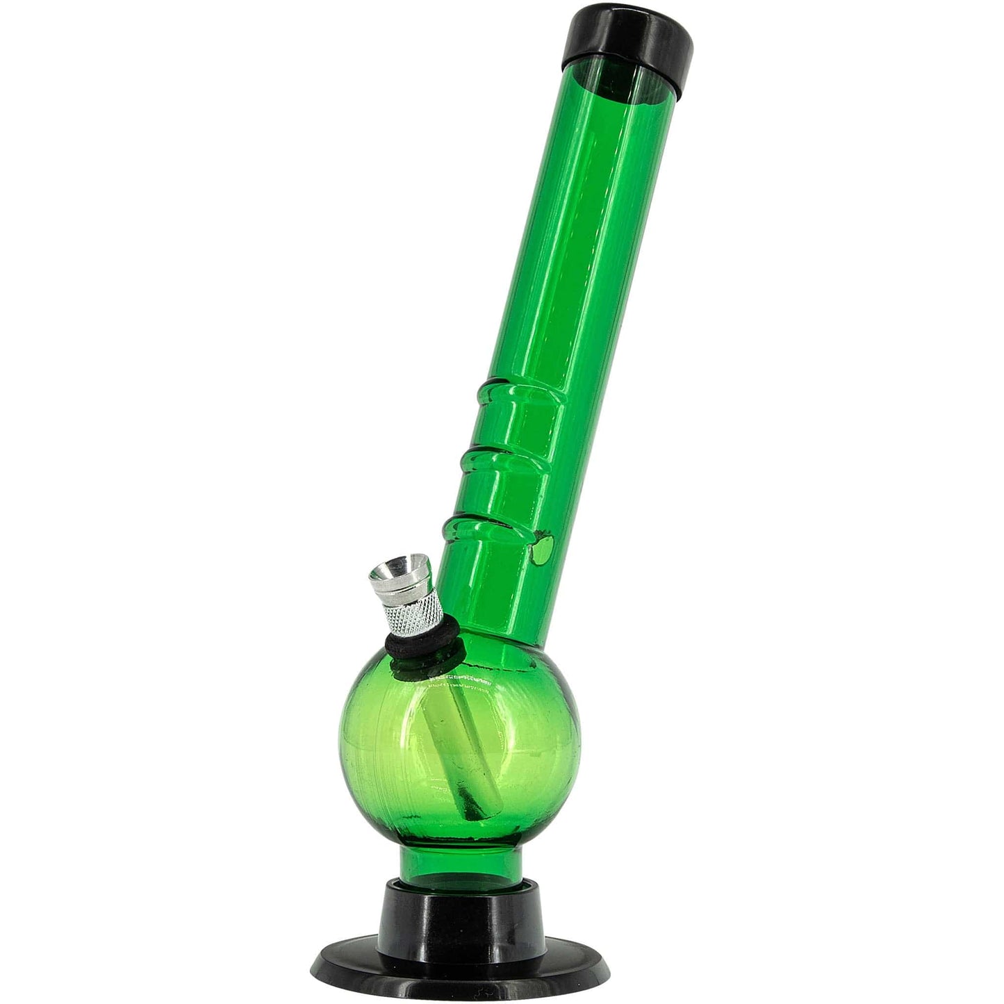 JM Enterprises Bongs 8" Acrylic Angled Neck Bubble Bong