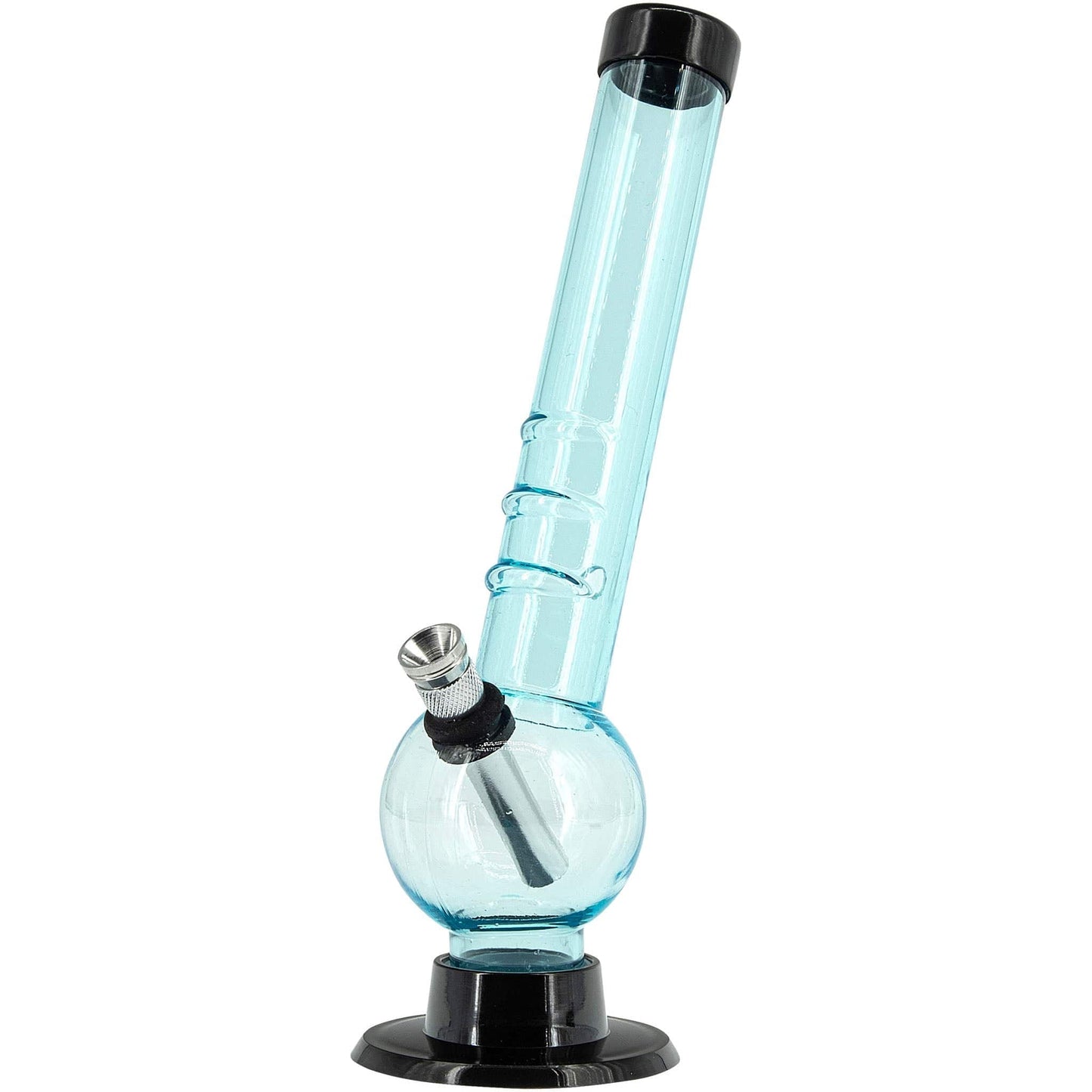 JM Enterprises Bongs 8" Acrylic Angled Neck Bubble Bong