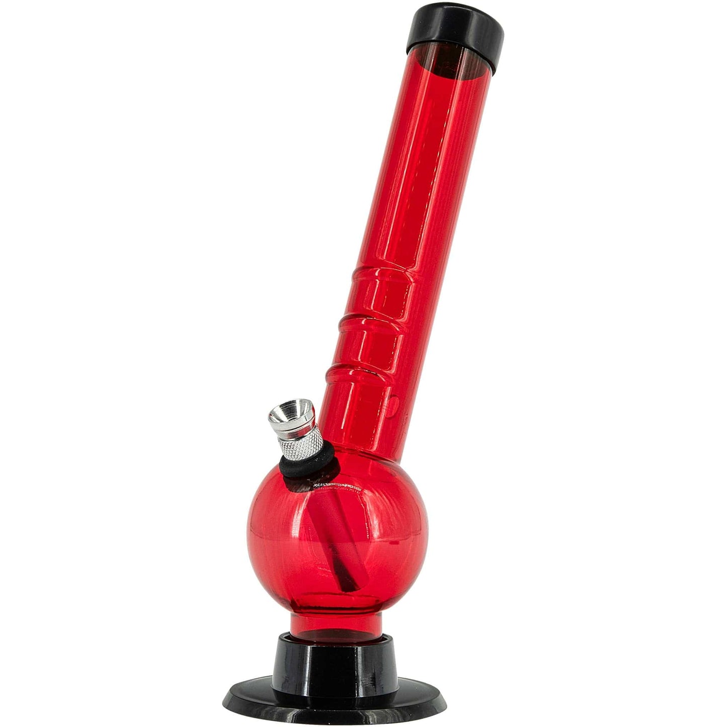 JM Enterprises Bongs 8" Acrylic Angled Neck Bubble Bong