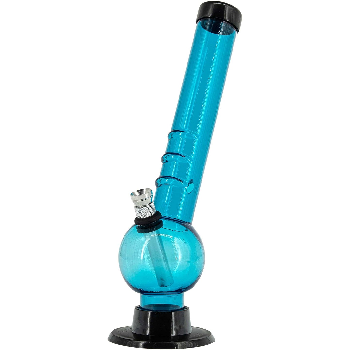 JM Enterprises Bongs 8" Acrylic Angled Neck Bubble Bong