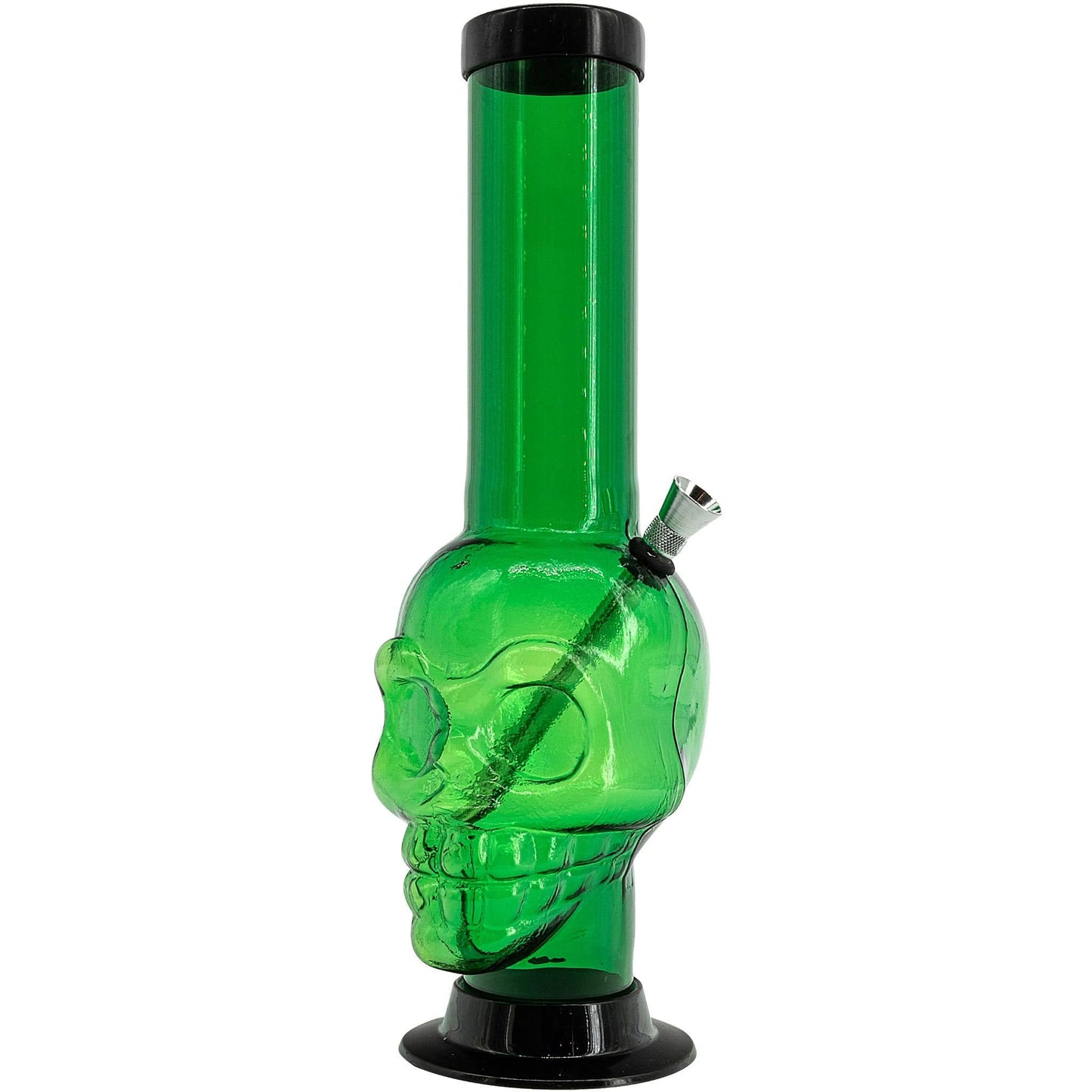 JM Enterprises Bong Acrylic Skull Chamber Bong