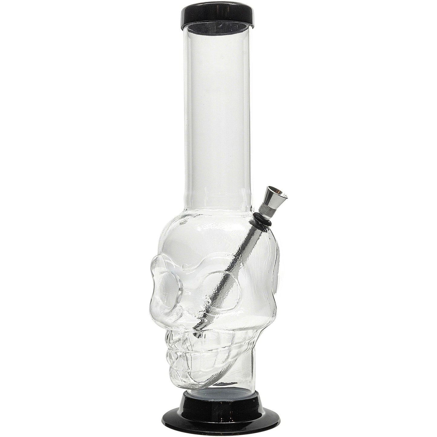 JM Enterprises Bong Acrylic Skull Chamber Bong