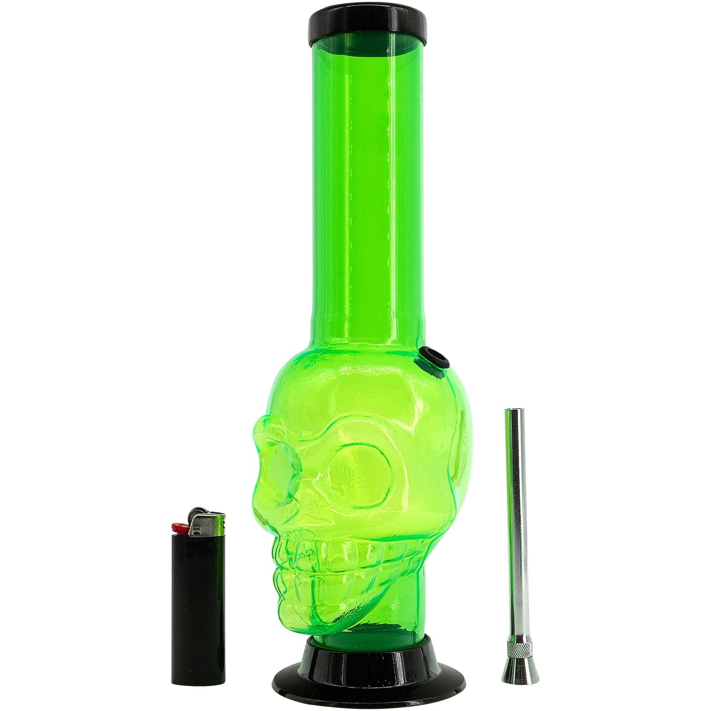 JM Enterprises Bong Acrylic Skull Chamber Bong