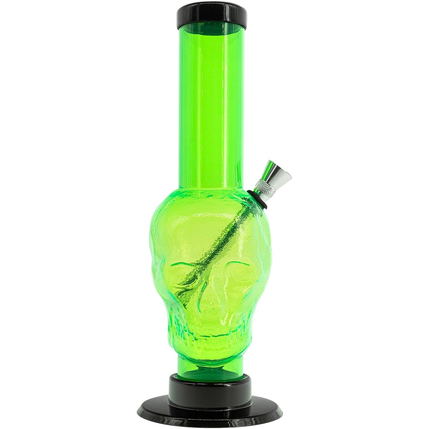 JM Enterprises Bong Acrylic Skull Chamber Bong