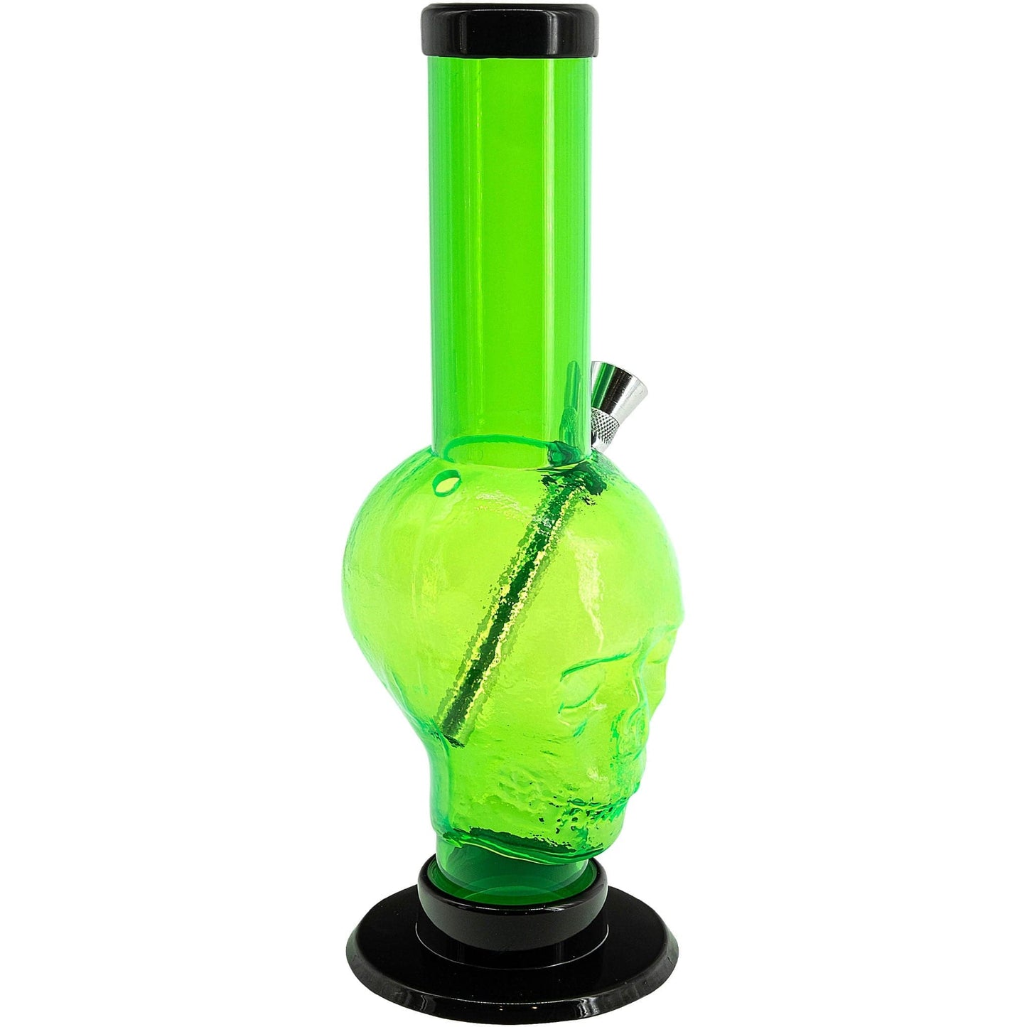 JM Enterprises Bong Acrylic Skull Chamber Bong