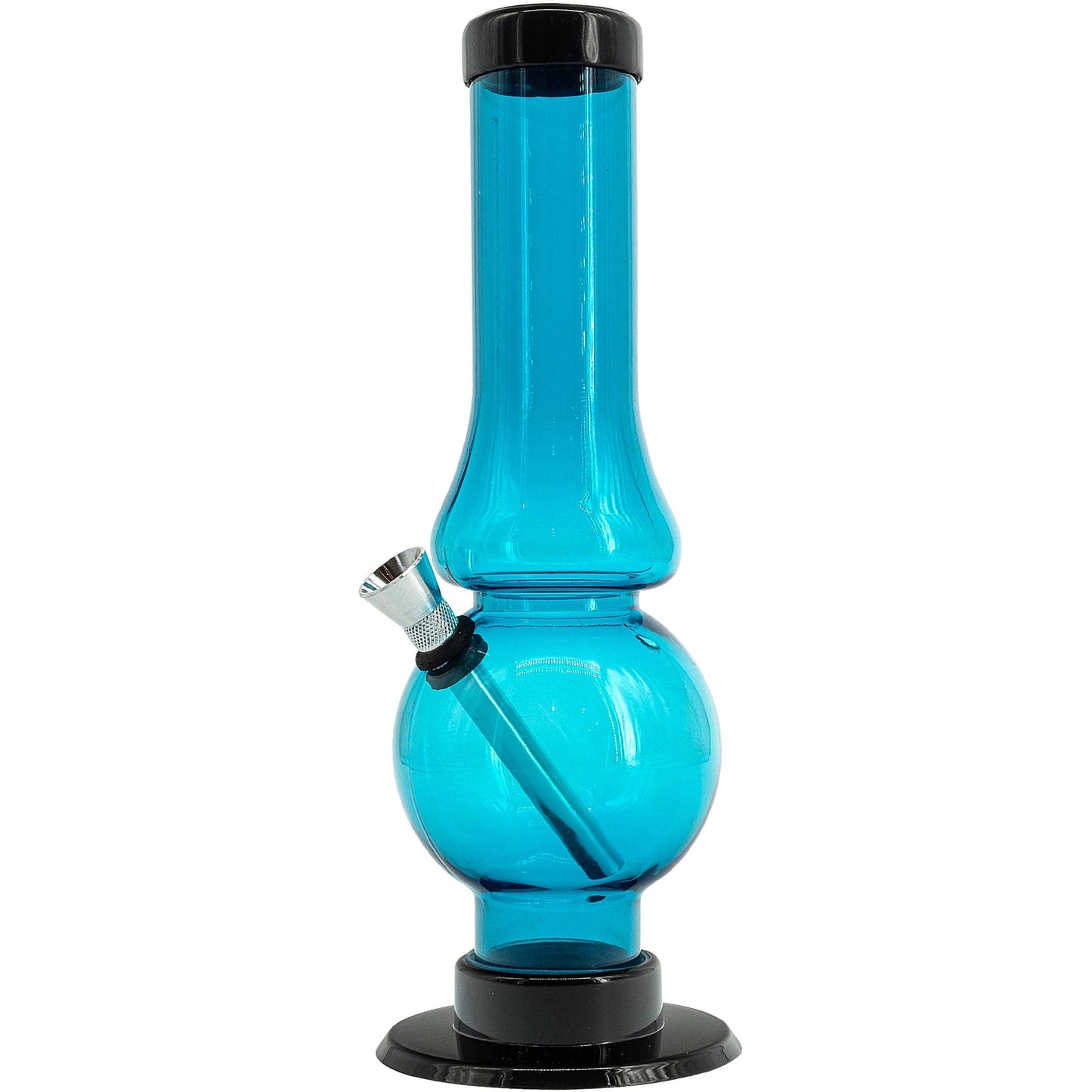 JM Enterprises Bong Acrylic Straight Tube Bubble Flare Bong