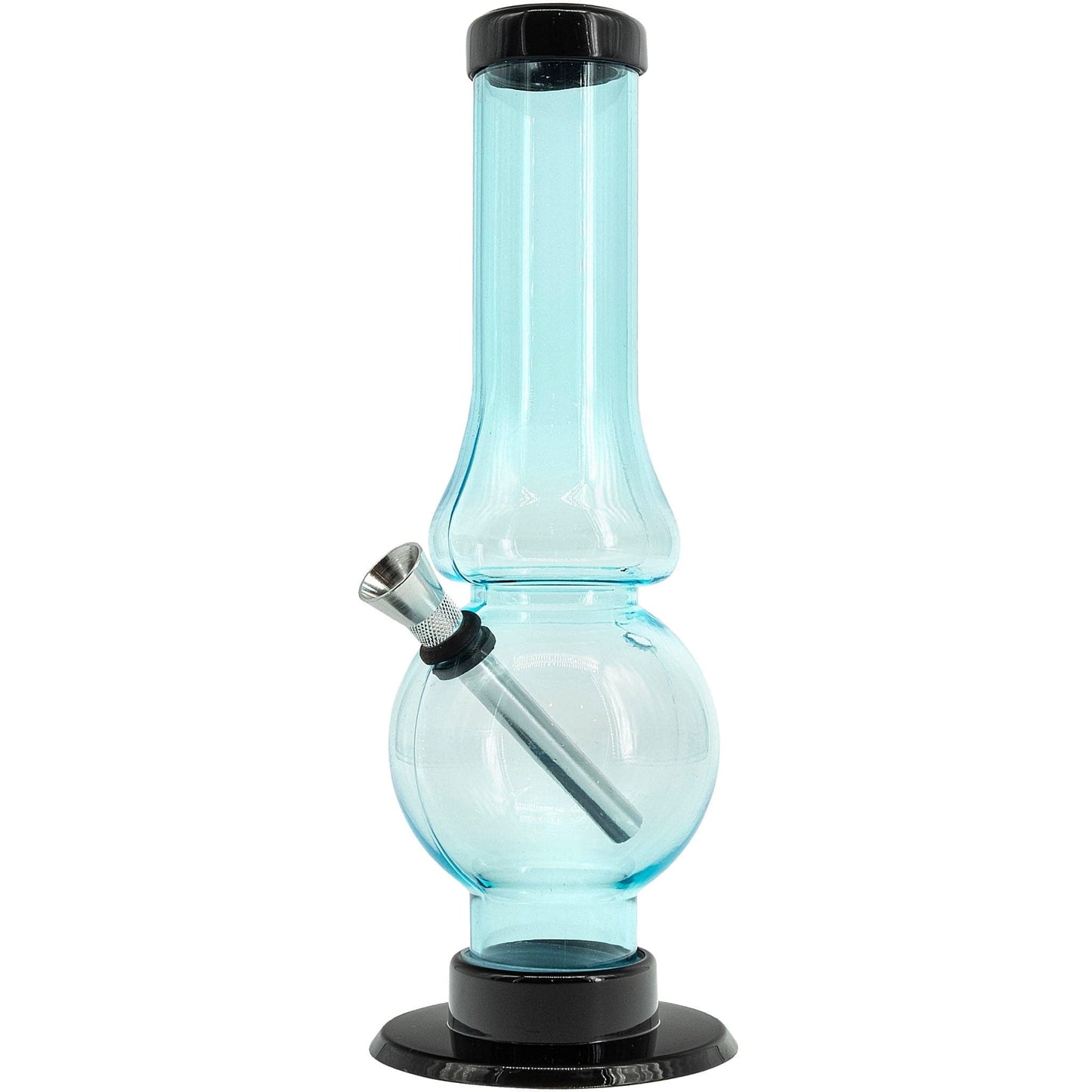 JM Enterprises Bong Acrylic Straight Tube Bubble Flare Bong