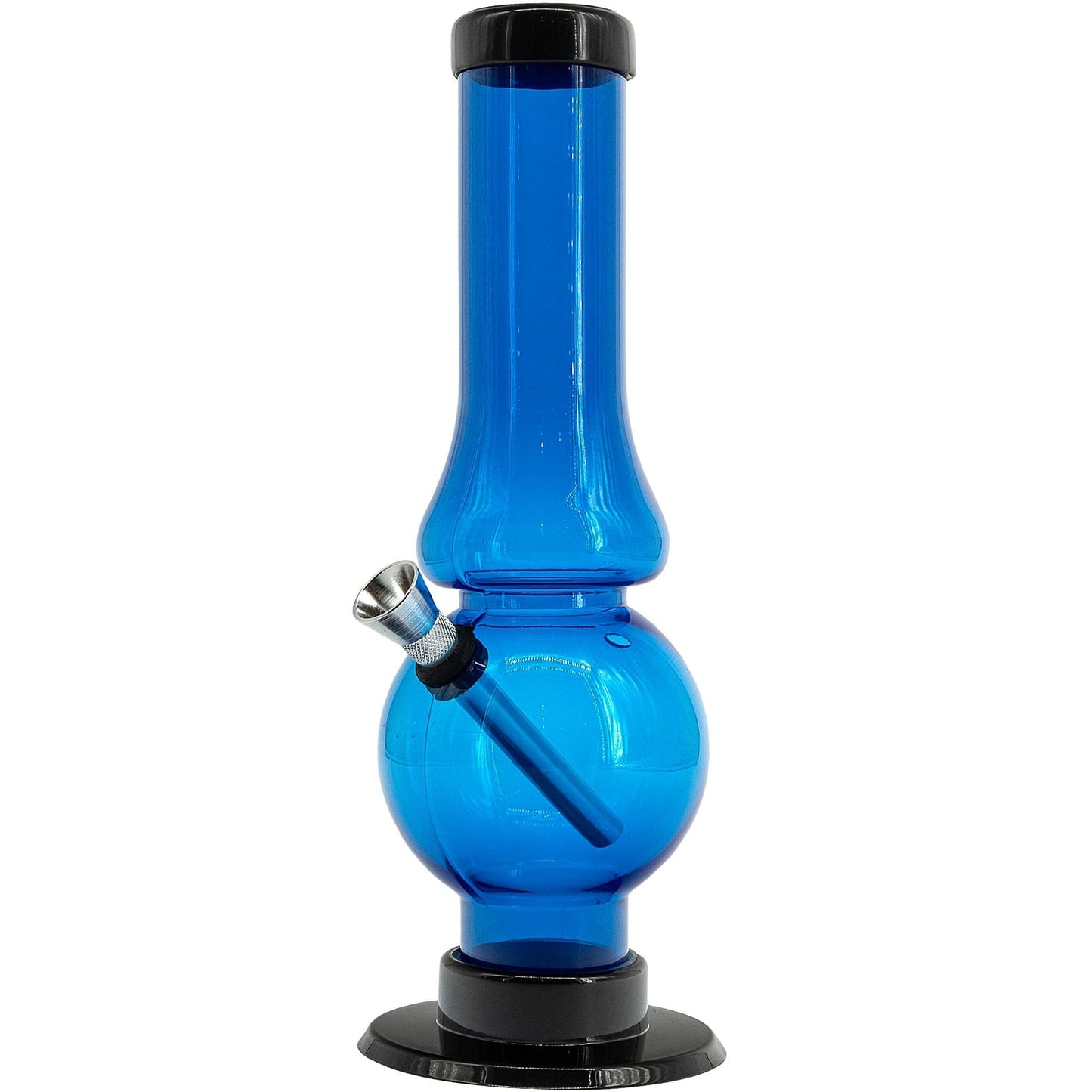 JM Enterprises Bong Acrylic Straight Tube Bubble Flare Bong