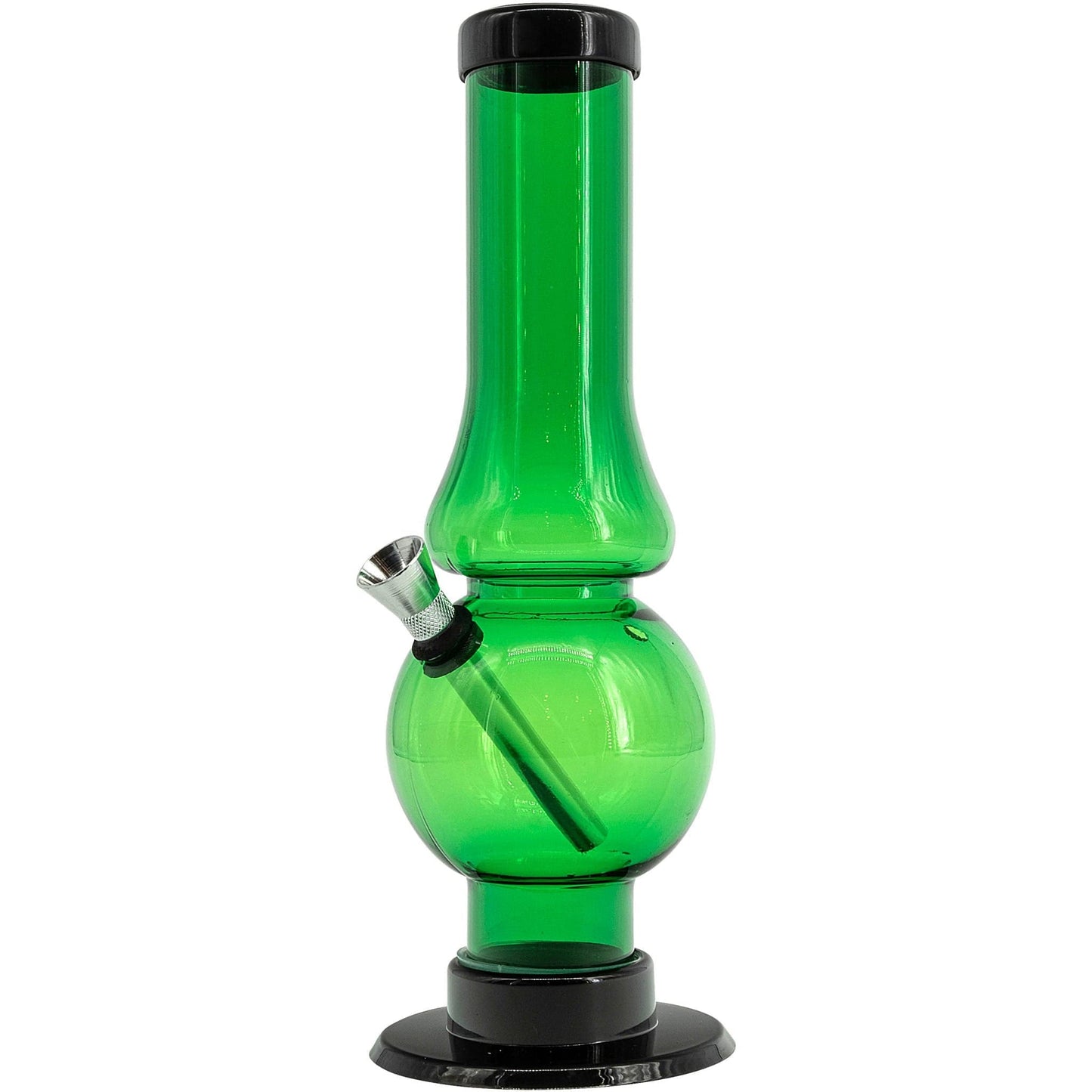 JM Enterprises Bong Acrylic Straight Tube Bubble Flare Bong