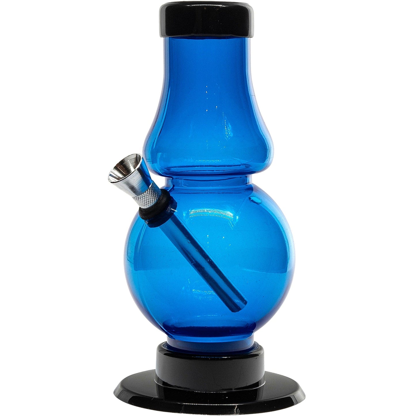 JM Enterprises Bong Acrylic Straight Tube Bubble Flare Bong