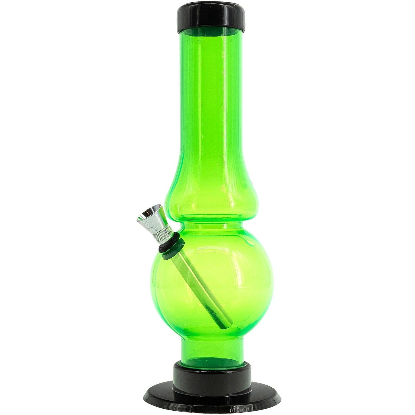 JM Enterprises Bong Acrylic Straight Tube Bubble Flare Bong