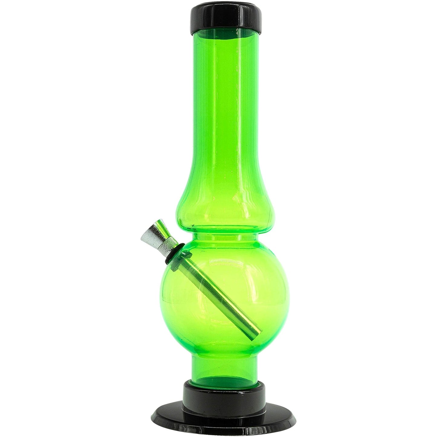 JM Enterprises Bong Acrylic Straight Tube Bubble Flare Bong