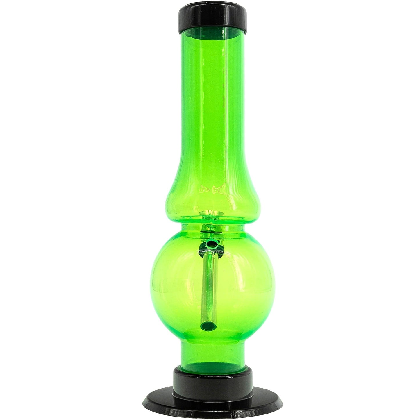 JM Enterprises Bong Acrylic Straight Tube Bubble Flare Bong