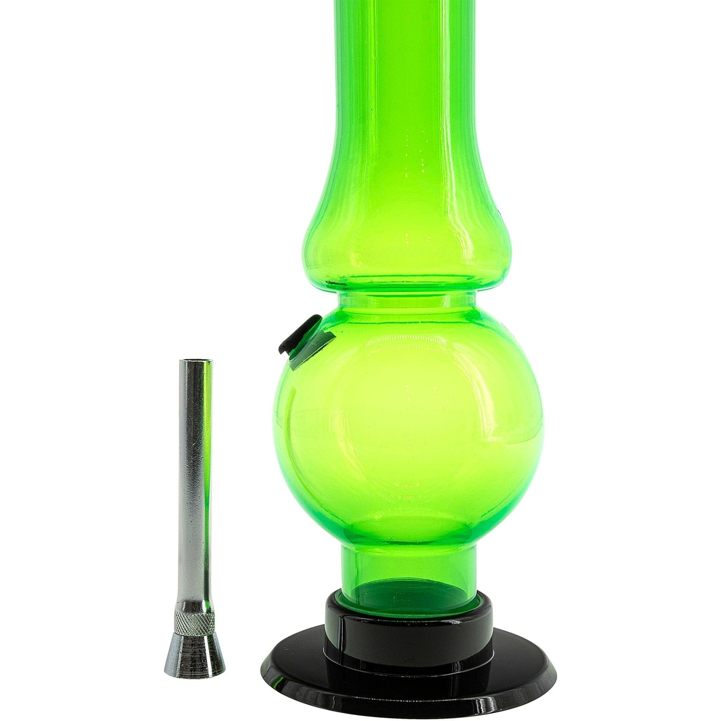 JM Enterprises Bong Acrylic Straight Tube Bubble Flare Bong