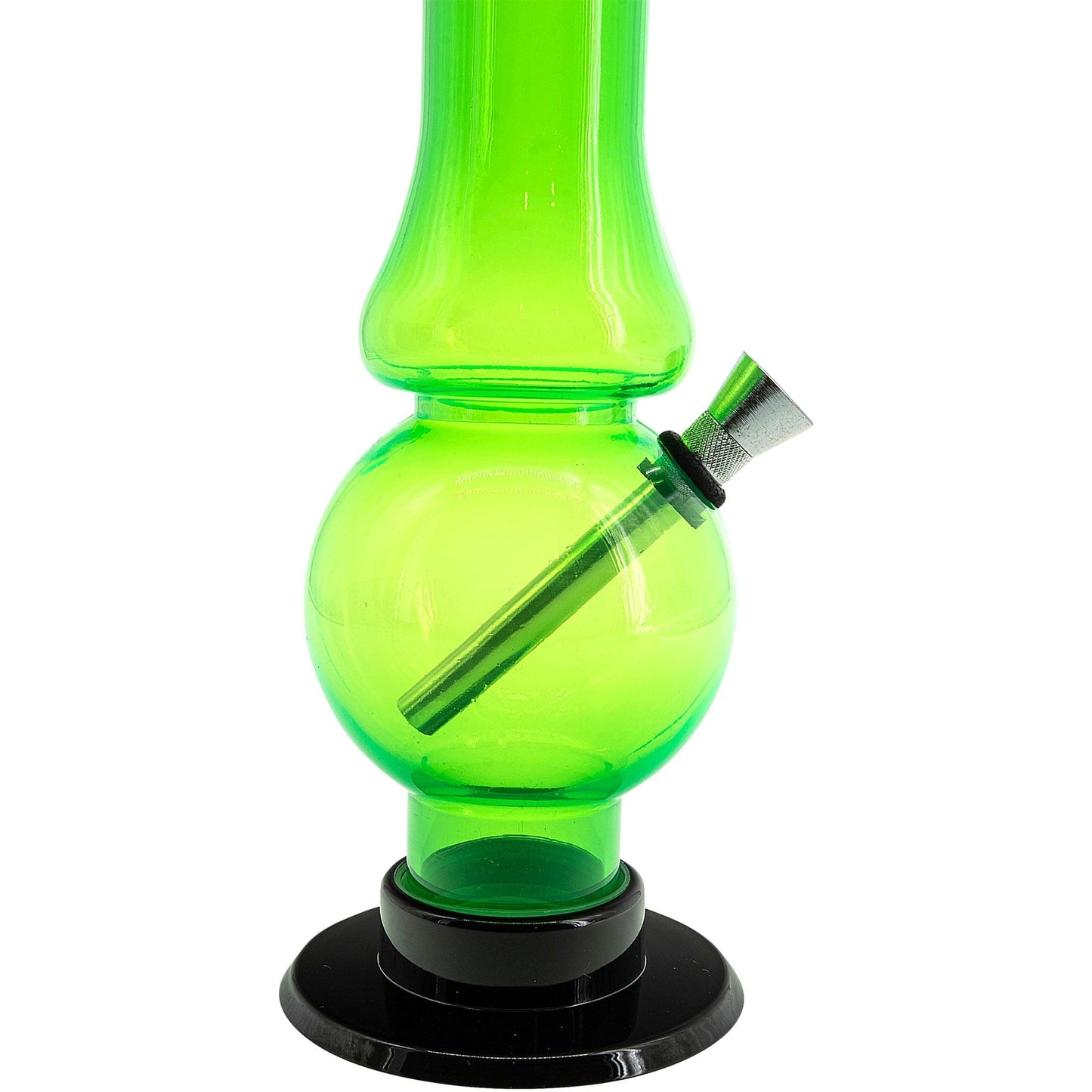 JM Enterprises Bong Acrylic Straight Tube Bubble Flare Bong