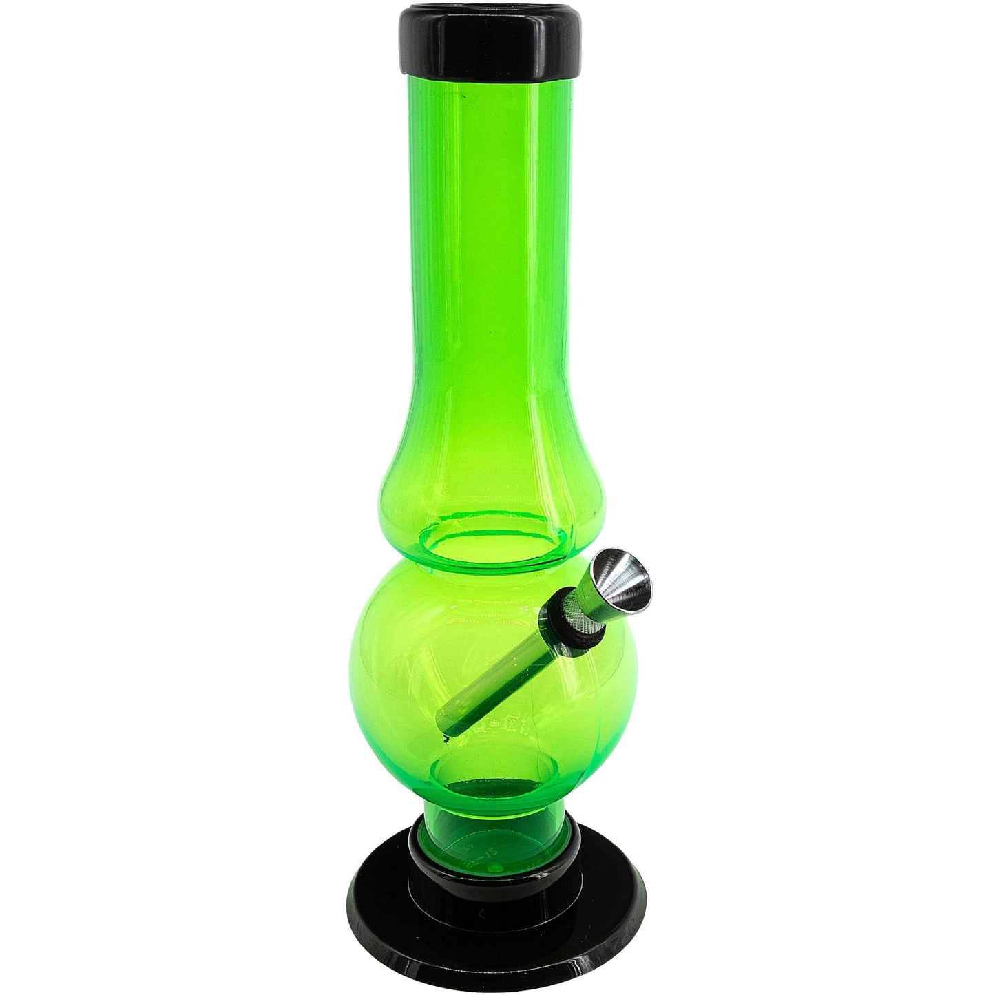 JM Enterprises Bong Acrylic Straight Tube Bubble Flare Bong