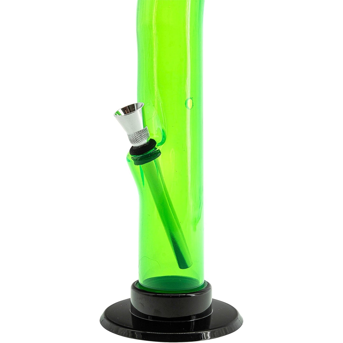 JM Enterprises Bong 10'' Acrylic Curved Tube Bong