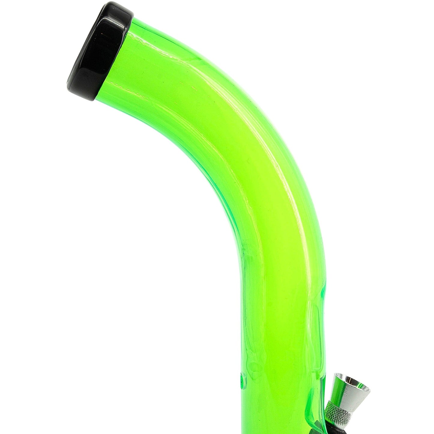 JM Enterprises Bong 10'' Acrylic Curved Tube Bong