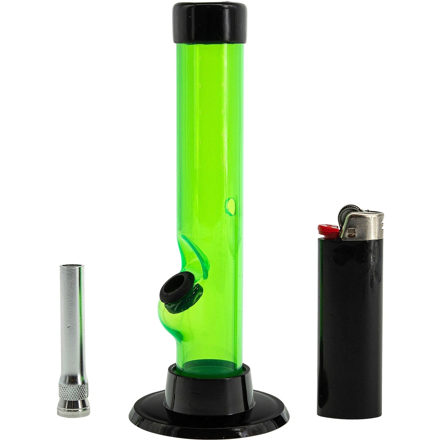 JM Enterprises Bong 6" Acrylic Straight Tube Bong