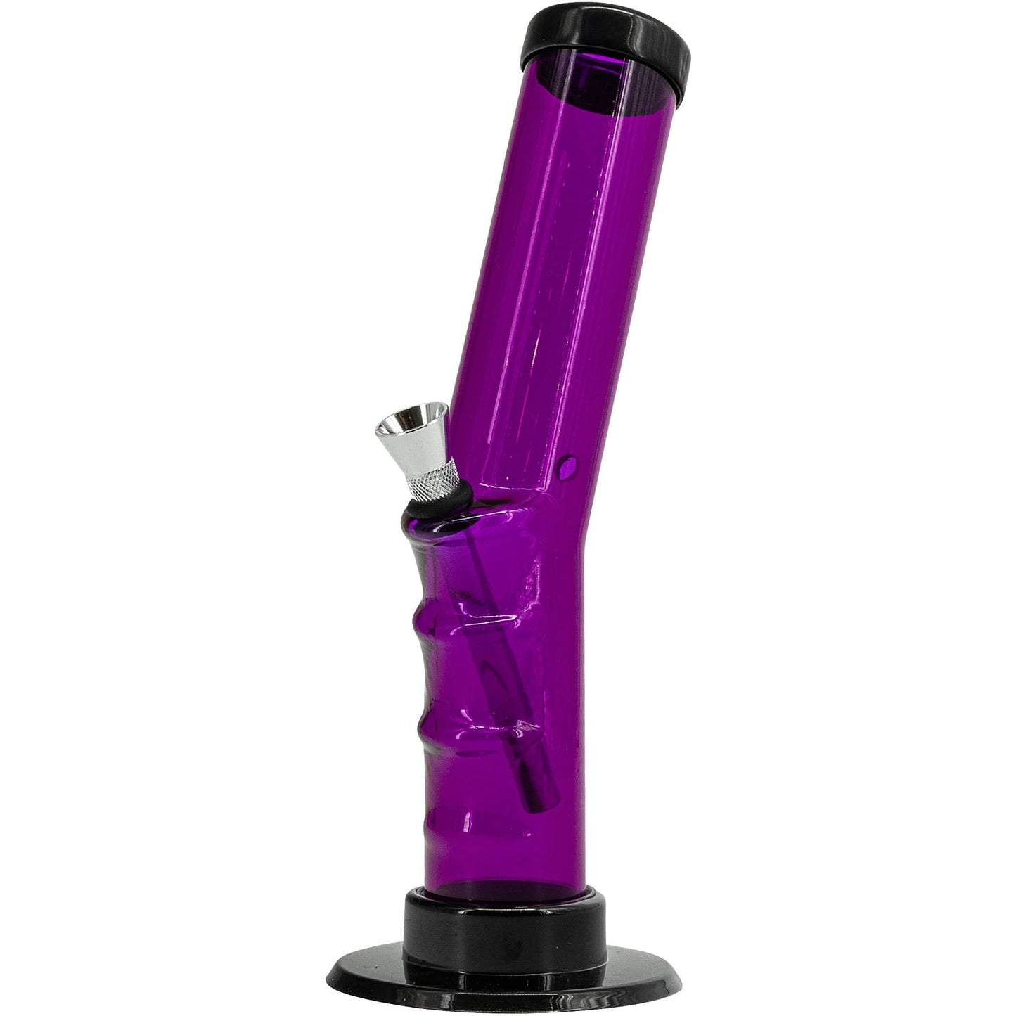 JM Enterprises Bong Acrylic Angled Straight Tube Bong