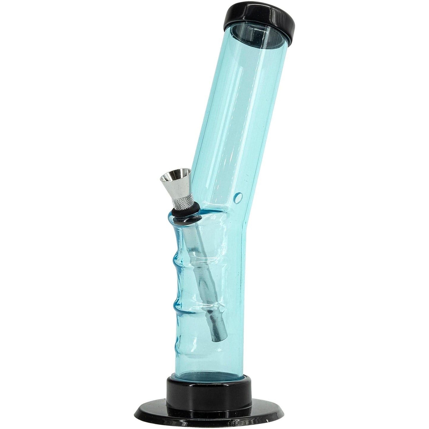 JM Enterprises Bong Acrylic Angled Straight Tube Bong