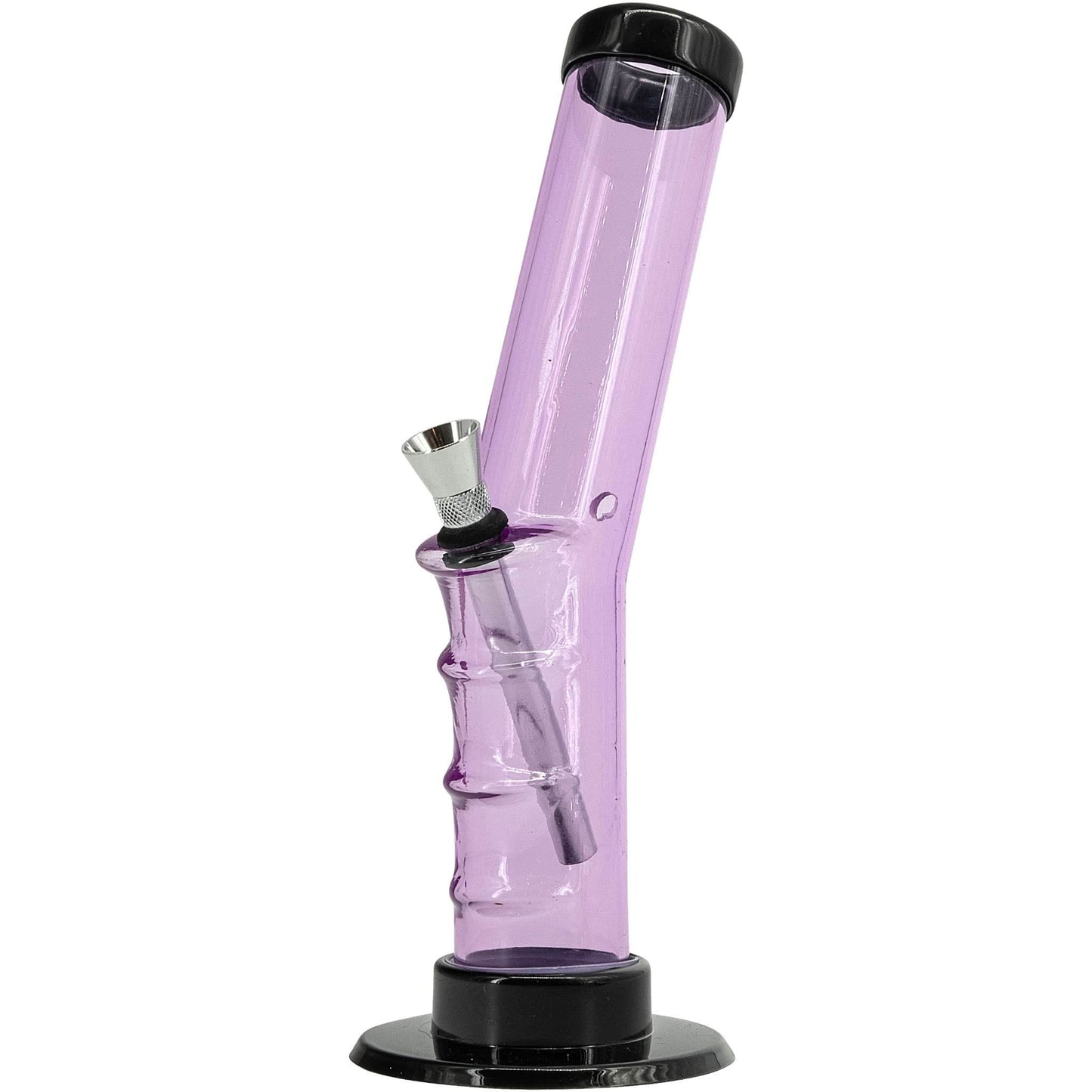 JM Enterprises Bong Acrylic Angled Straight Tube Bong