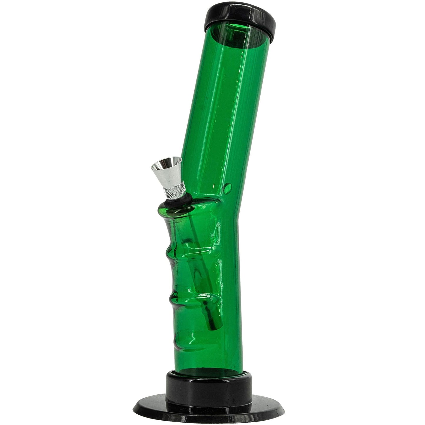 JM Enterprises Bong Acrylic Angled Straight Tube Bong