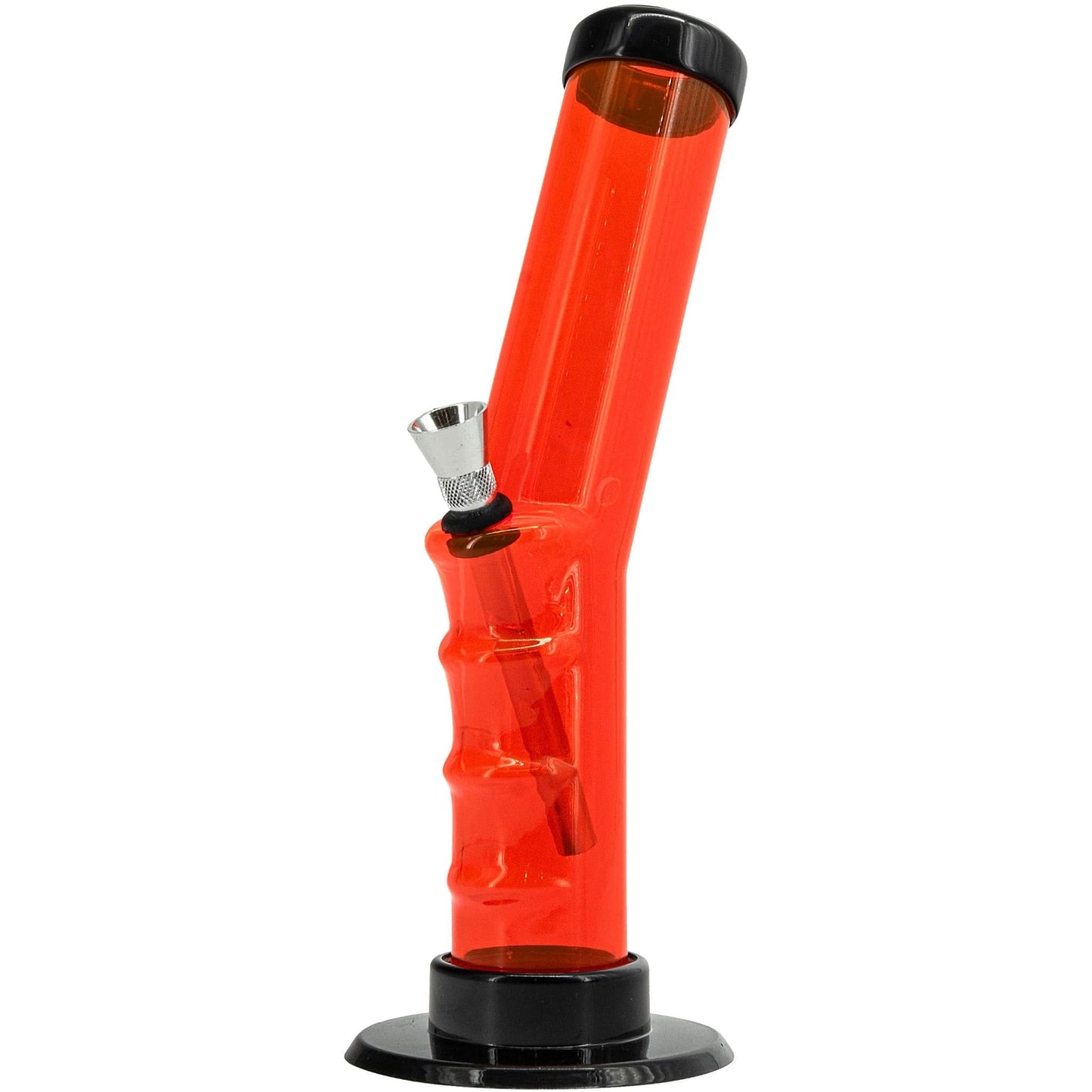 JM Enterprises Bong Acrylic Angled Straight Tube Bong