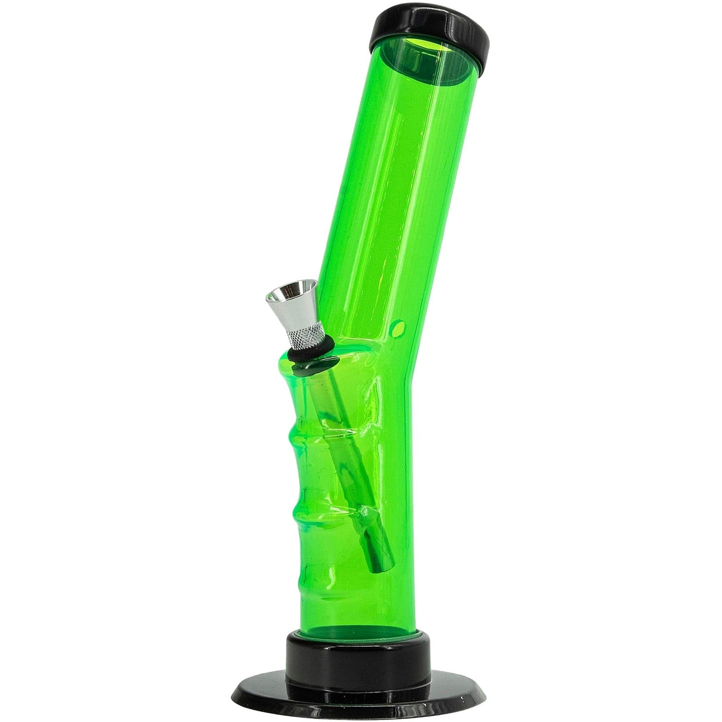 JM Enterprises Bong Acrylic Angled Straight Tube Bong