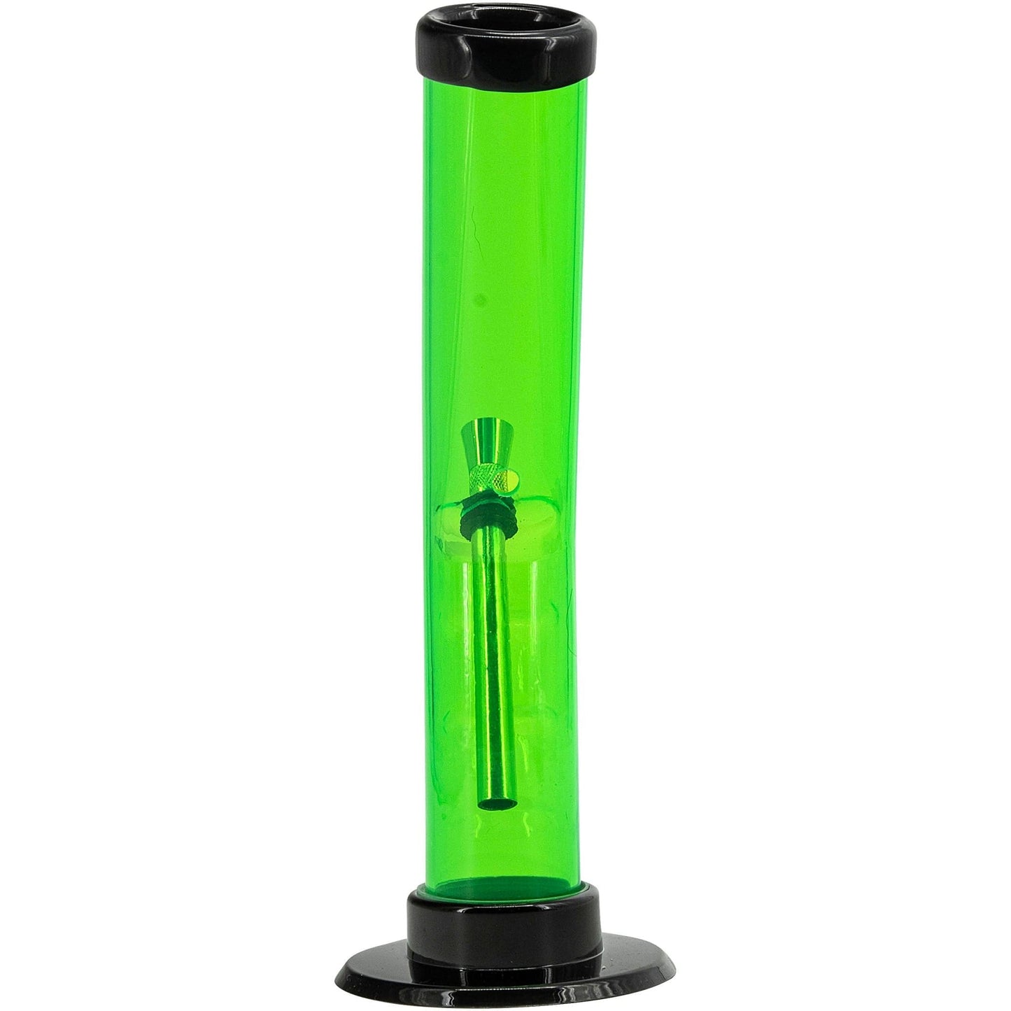 JM Enterprises Bong Acrylic Angled Straight Tube Bong