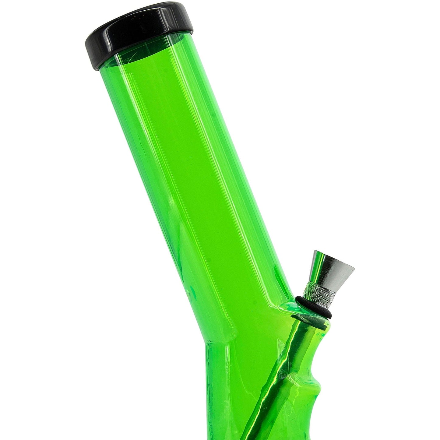 JM Enterprises Bong Acrylic Angled Straight Tube Bong