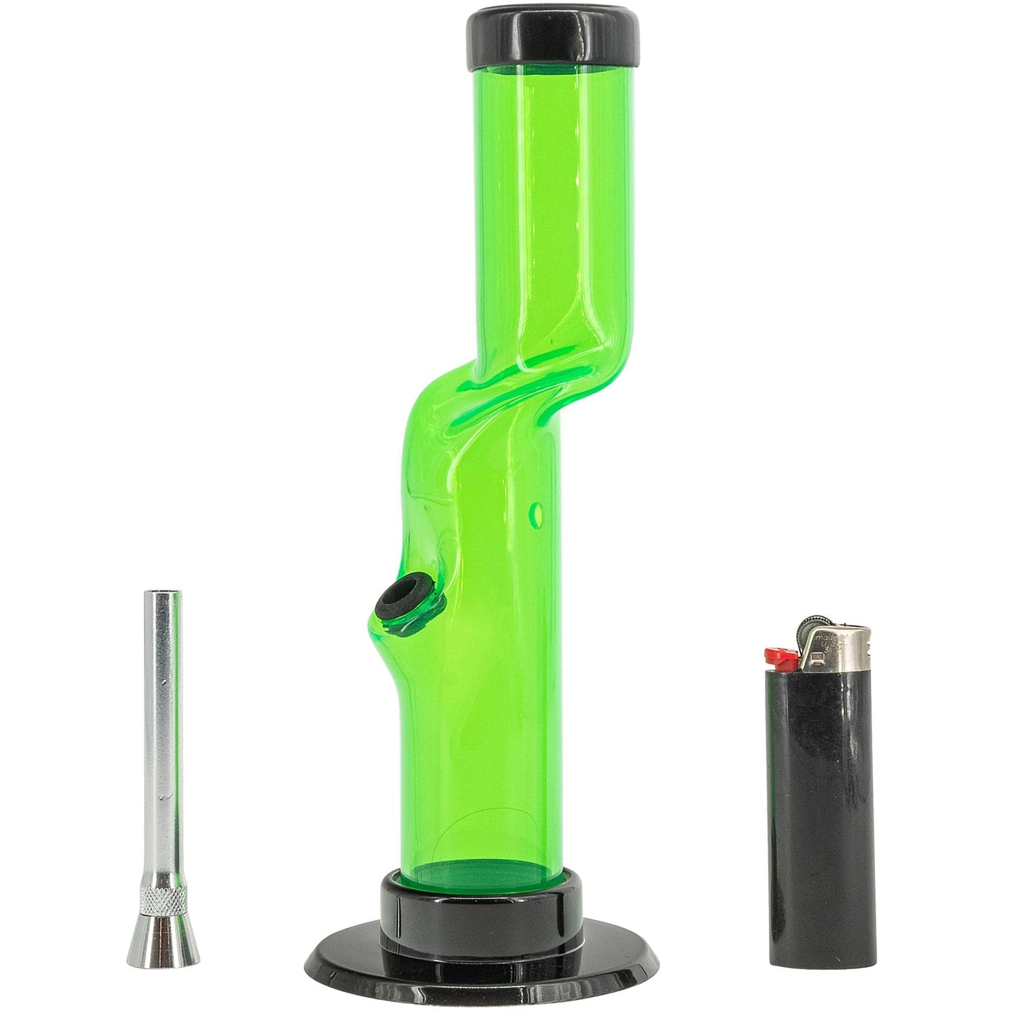 JM Enterprises Bong Acrylic Kink Neck Bong