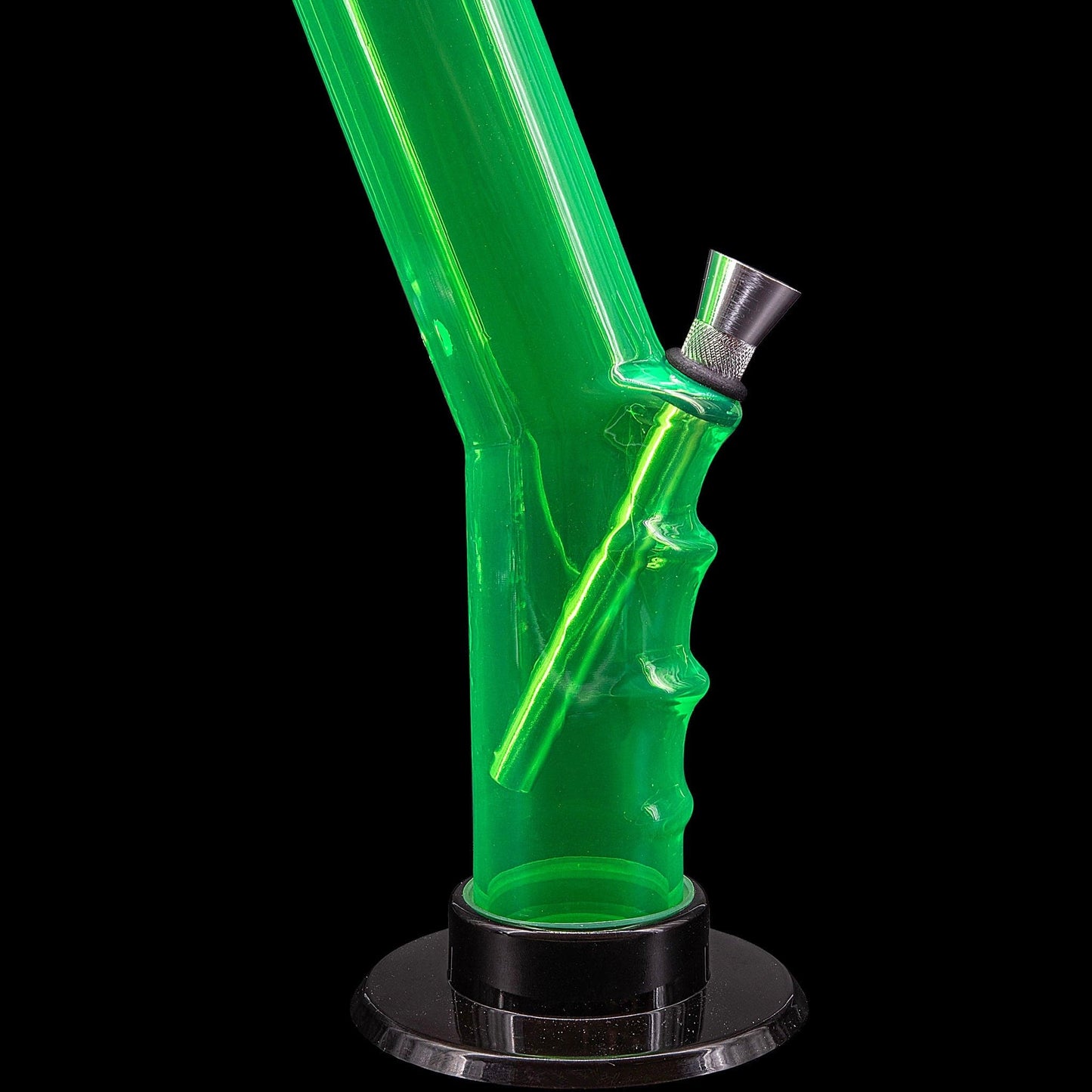 JM Enterprises Bong Acrylic Angled Straight Tube Bong