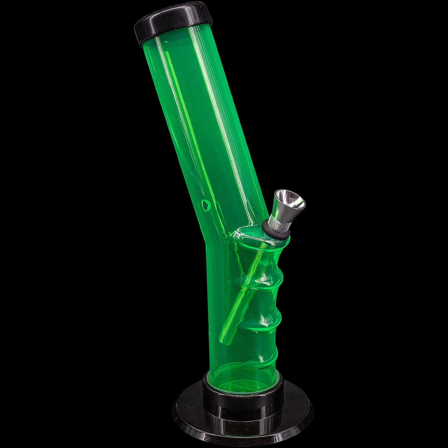 JM Enterprises Bong Acrylic Angled Straight Tube Bong